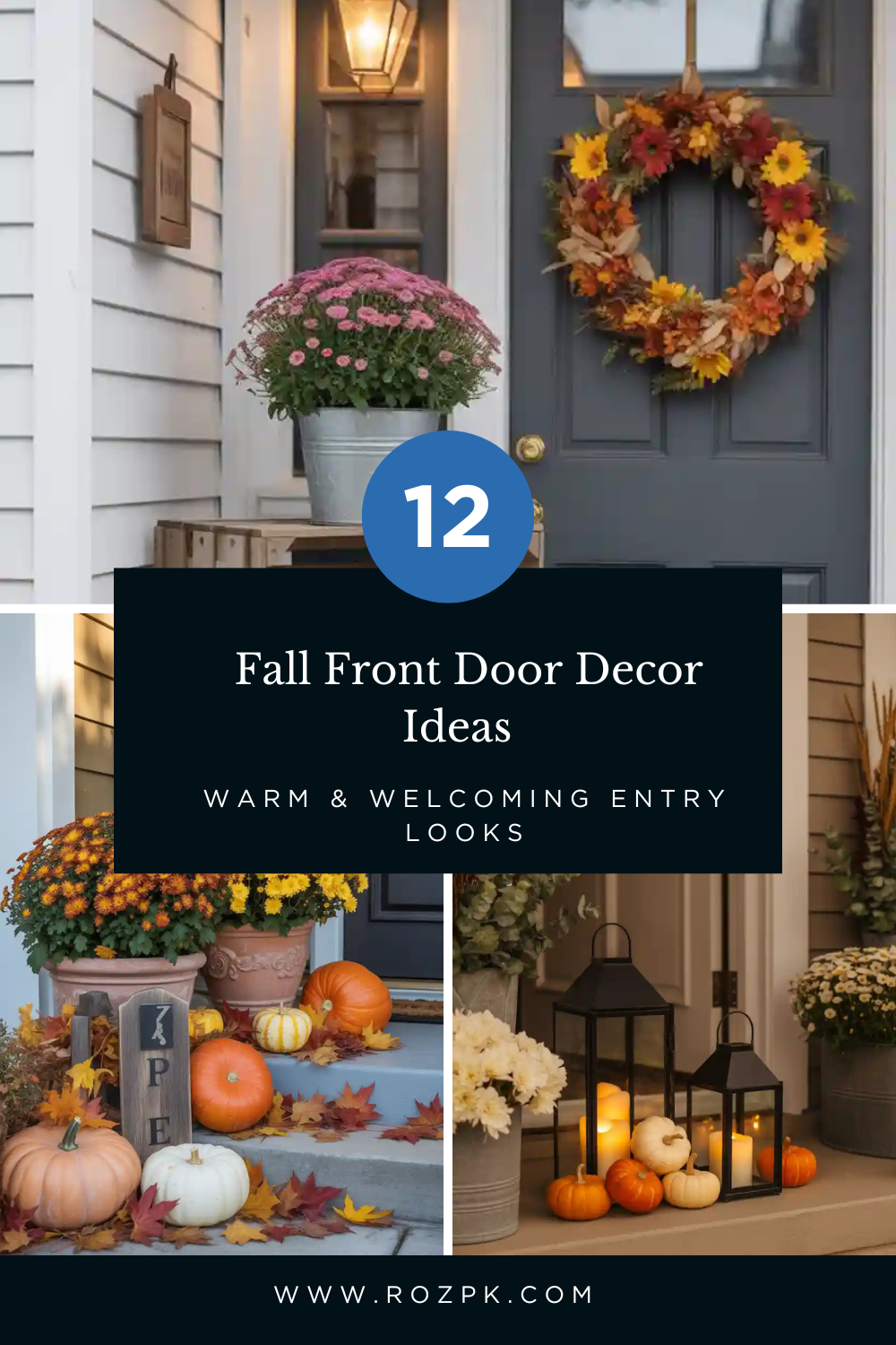 Fall Front Door Decor Ideas