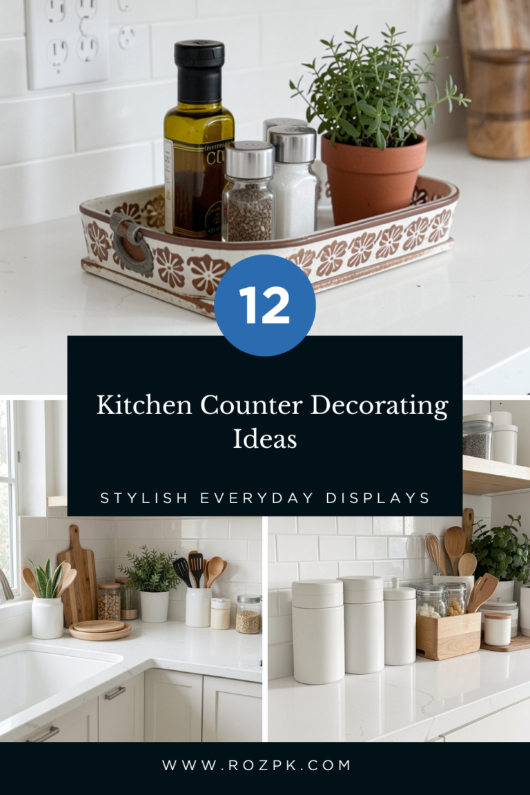 _Kitchen Counter Decorating Ideas