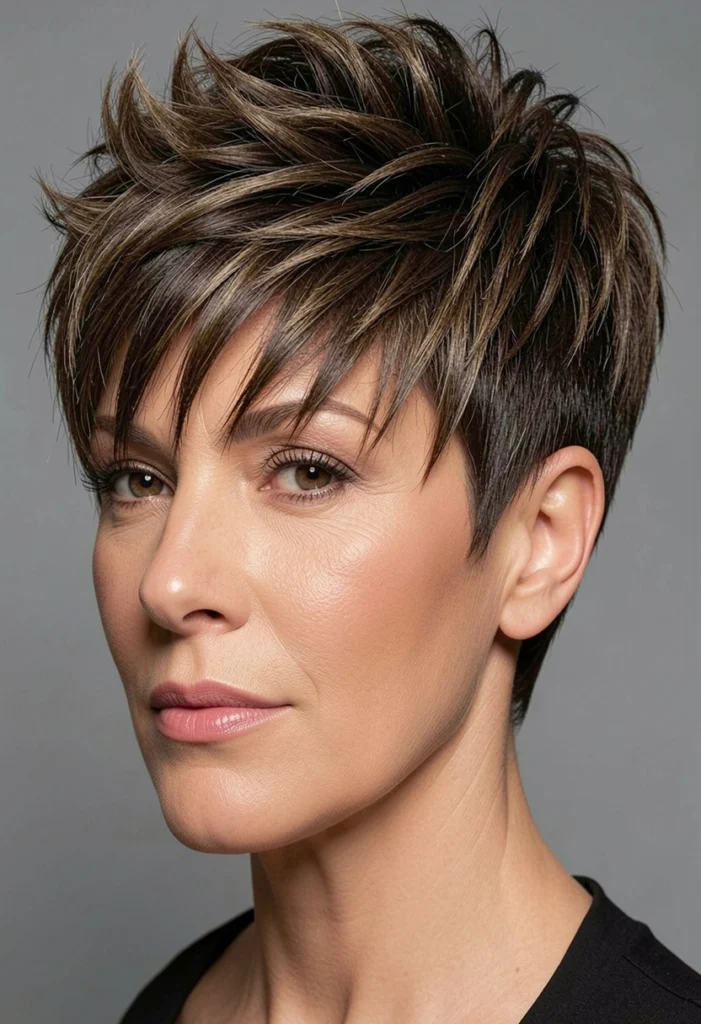 Choppy Pixie Cut with Volume