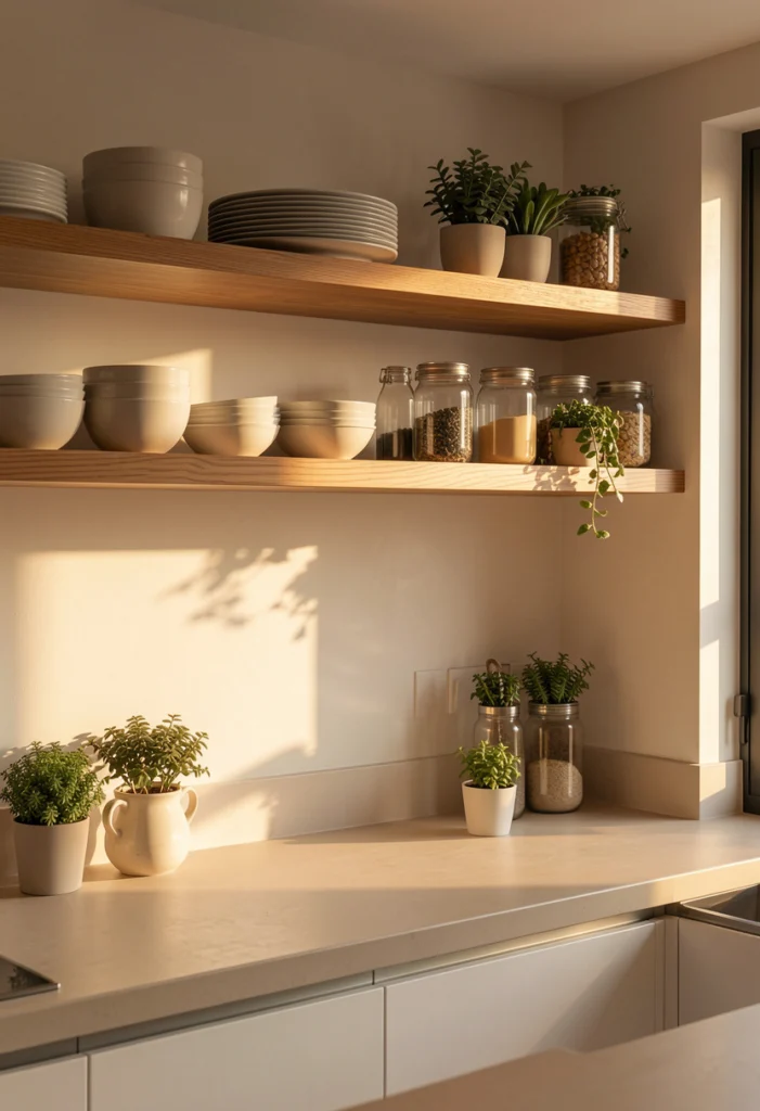 Open Shelving for Accessibility and Style