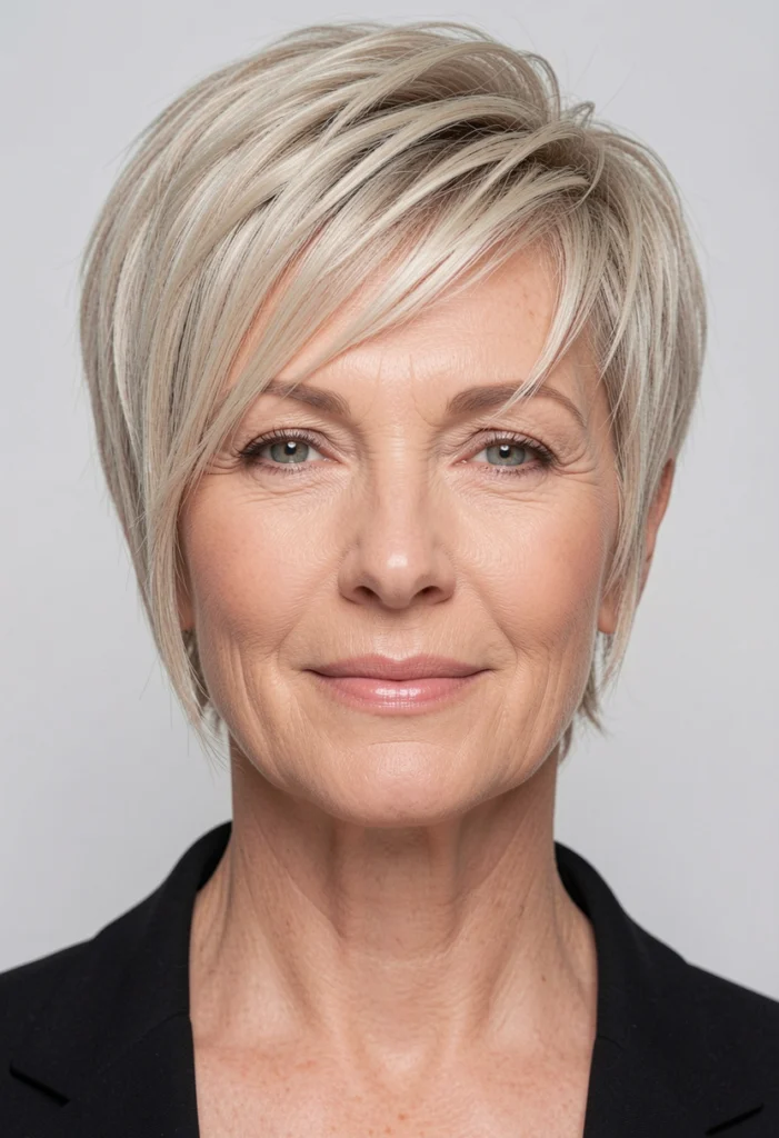 Short Layered Pixie Cut