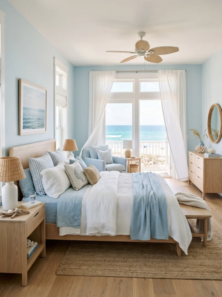 Soft Blue and White Color Palette