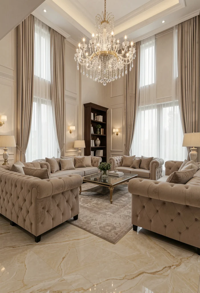  Statement Chandeliers as a Focal Point