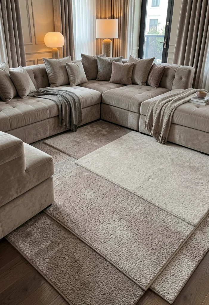  Layered Rugs for Depth