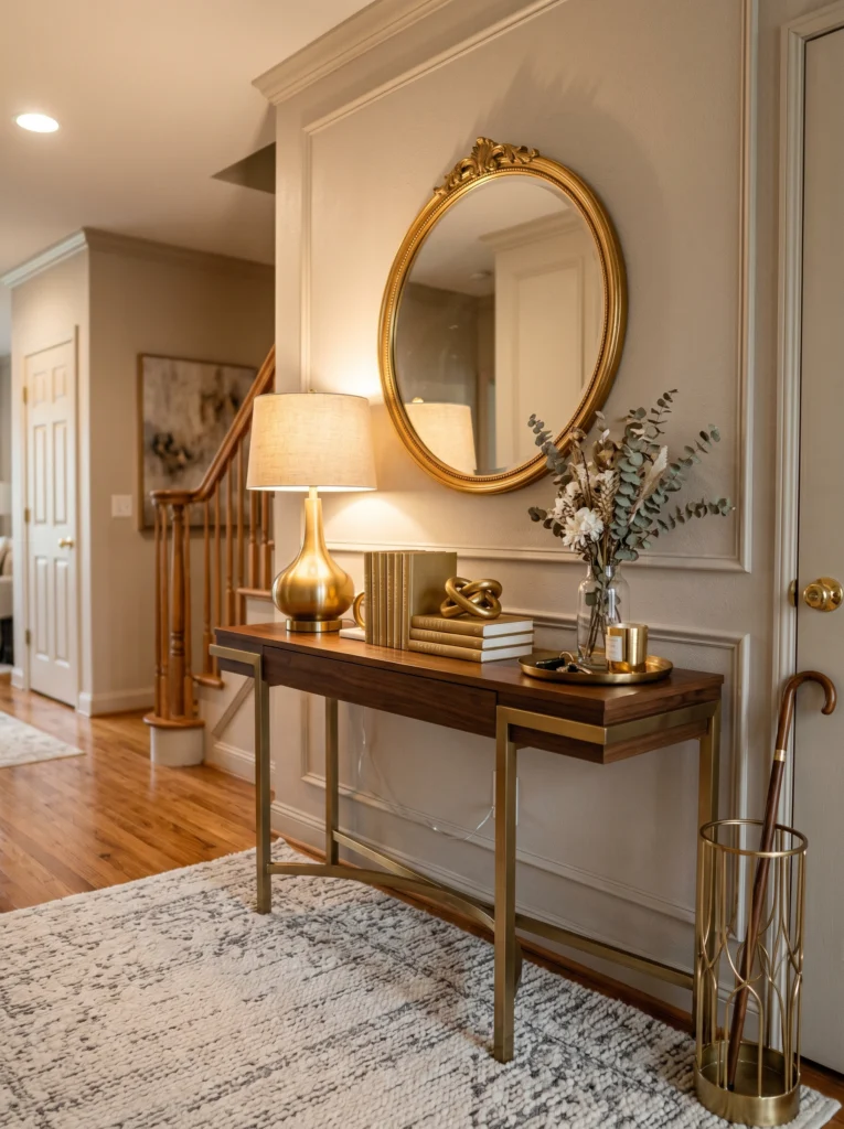 Metallic Accents for Glam Touch