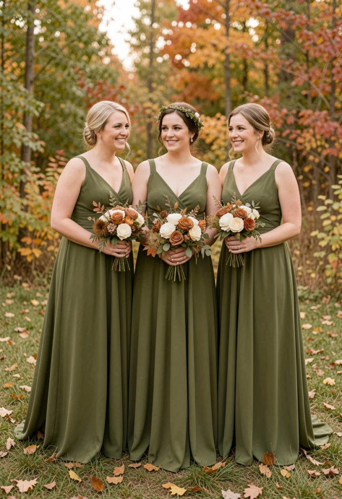 Olive Green Dresses