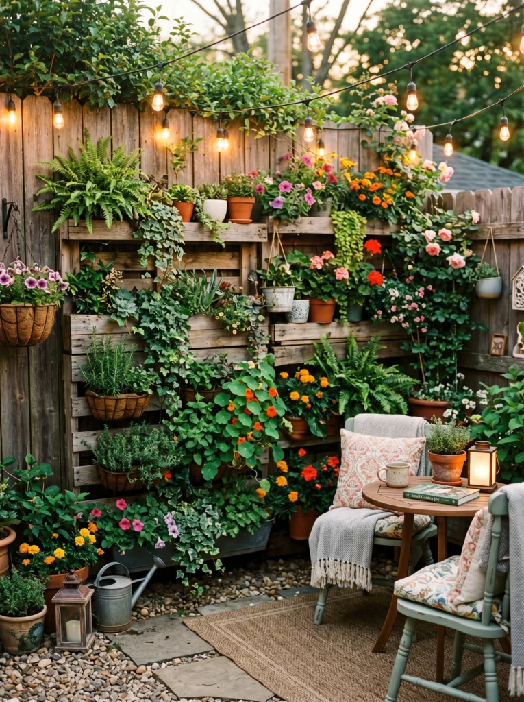  Vertical Garden Wall for Small Backyard Beauty