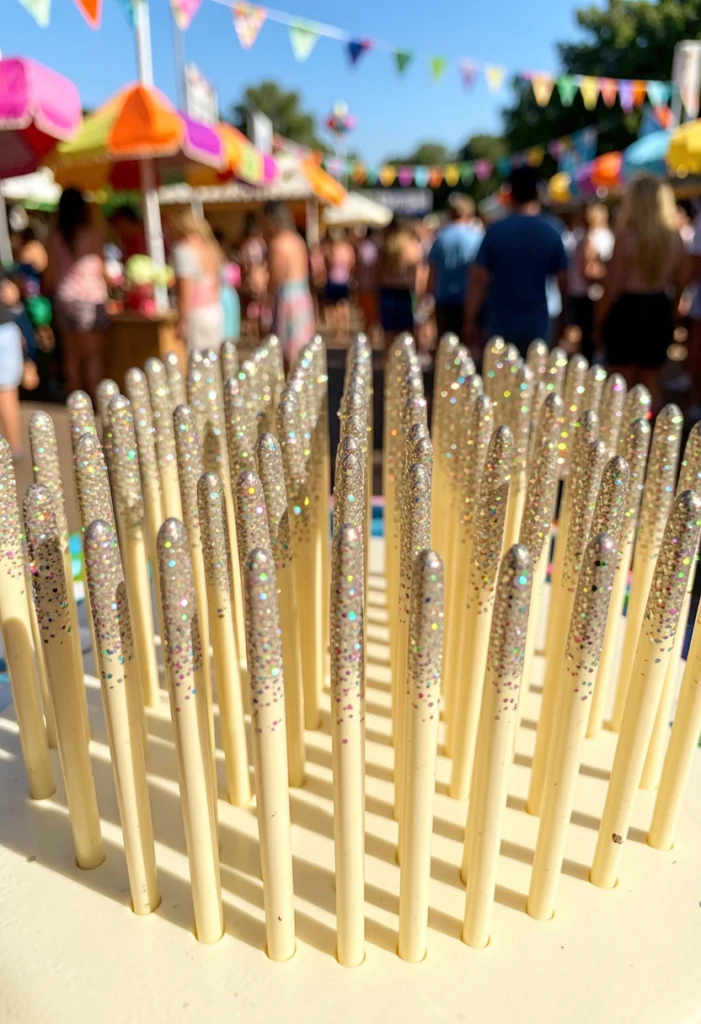 Glitter Gradient Nails