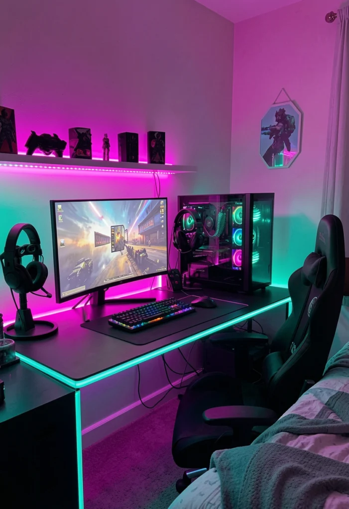 LED Desk or Gaming Setup Lighting