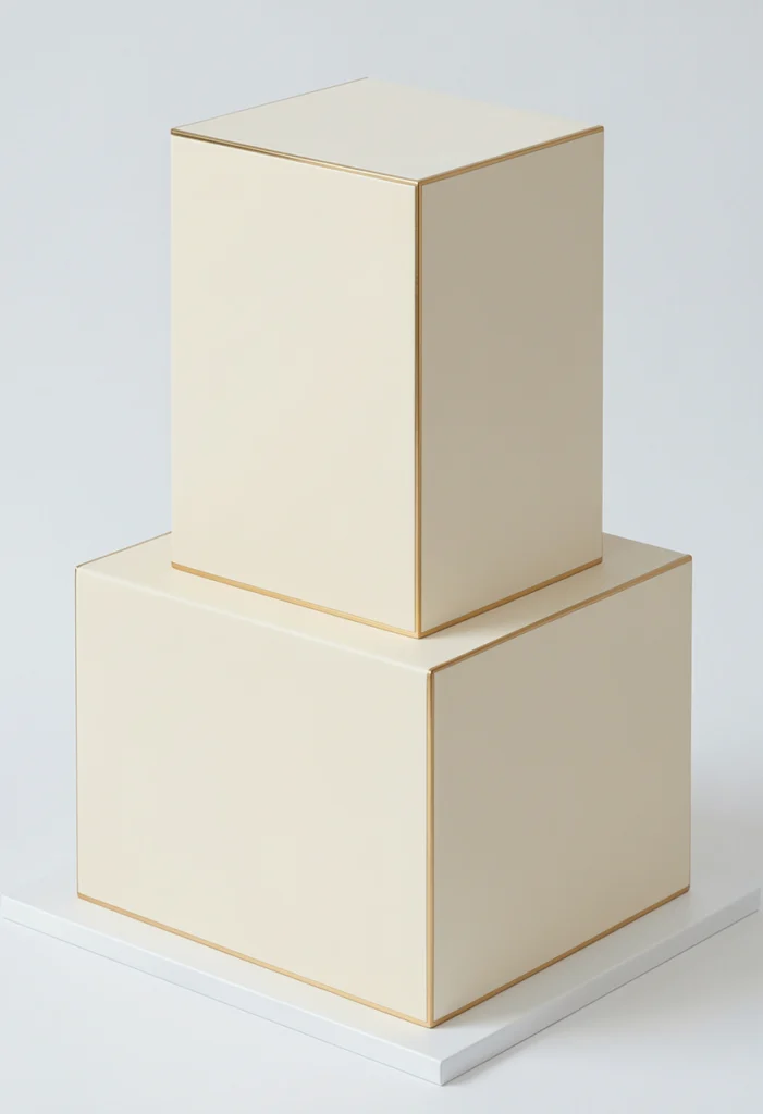 . Modern Geometric Cake