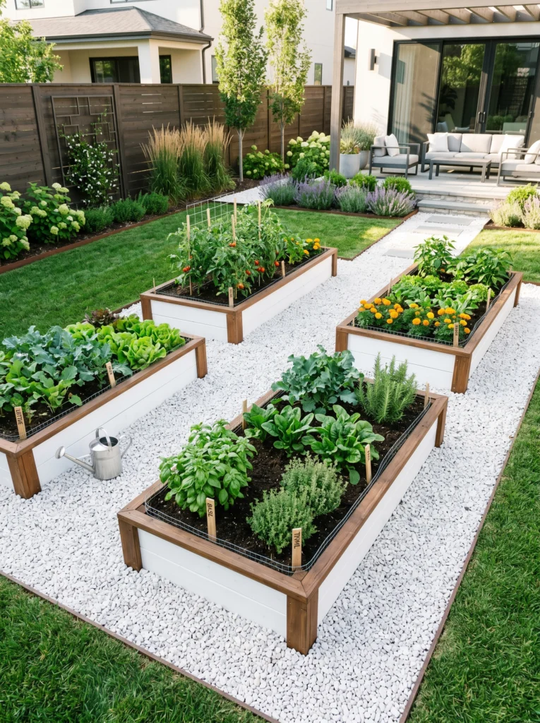 White Rock Raised Beds