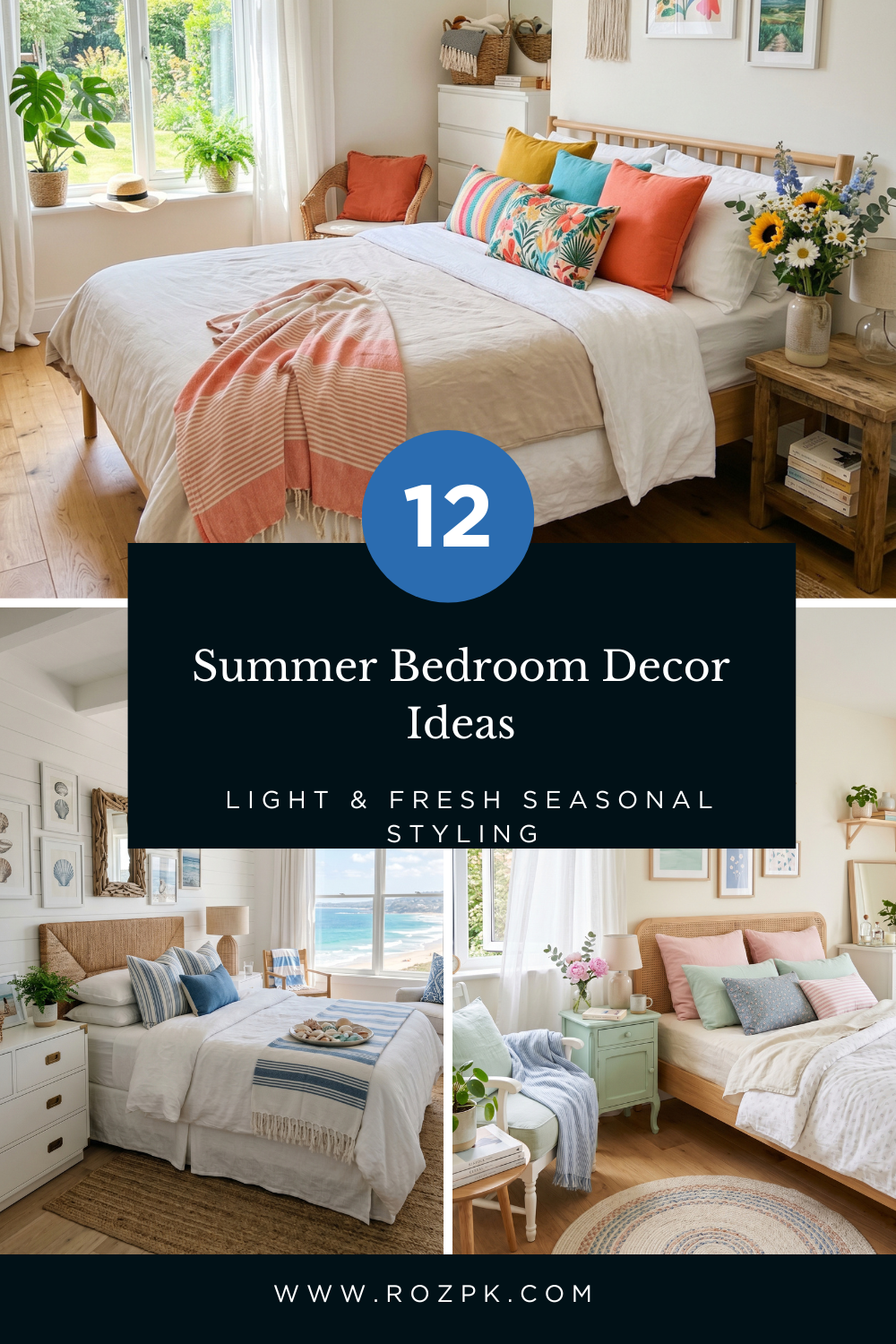 12 Summer Bedroom Decor Ideas