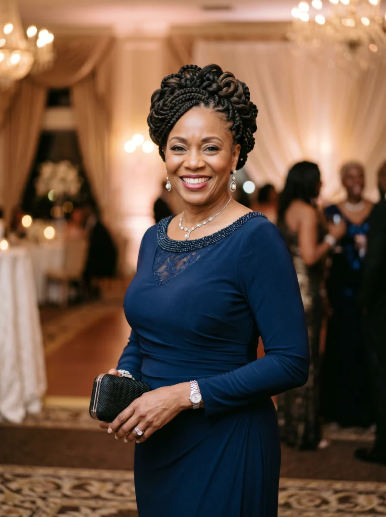 Braided Updo with Twists