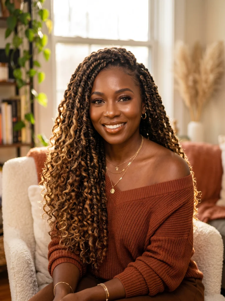 Highlighted Crochet Braids