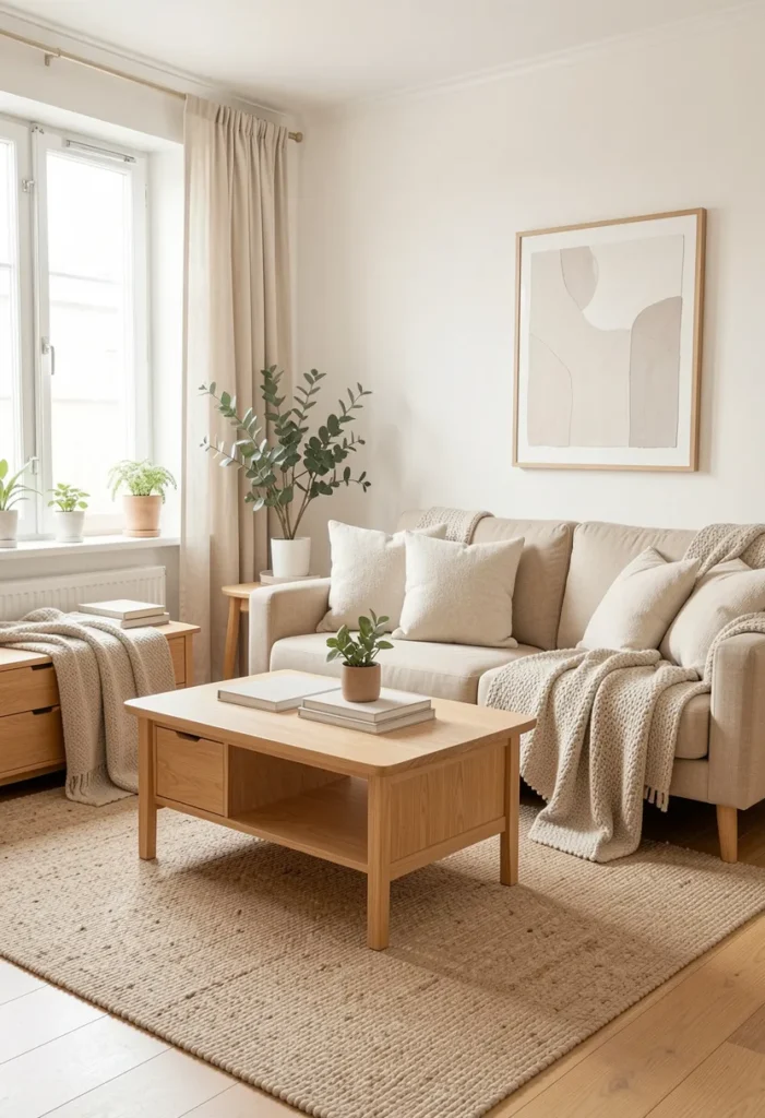 Light Brown Scandinavian Style