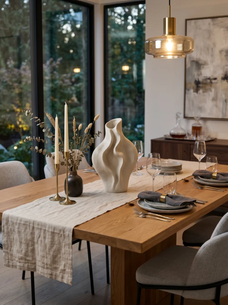  Sculptural Art Piece as a Modern Focal Point