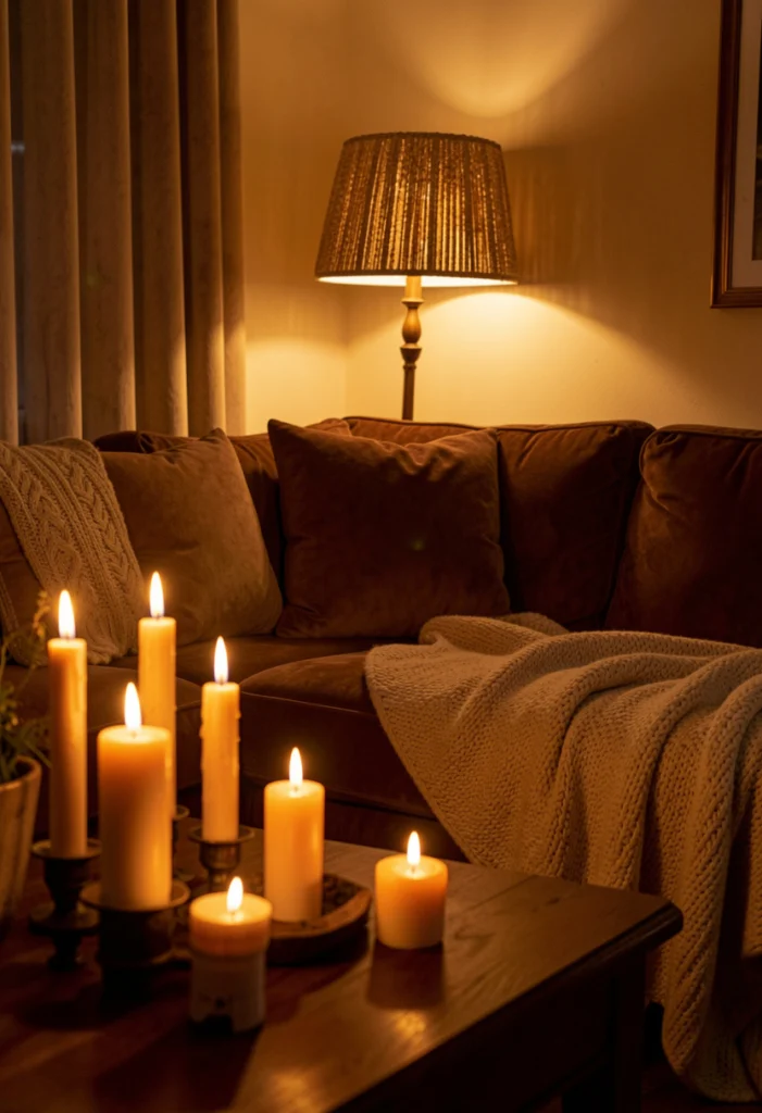 Layered Lighting with Candles