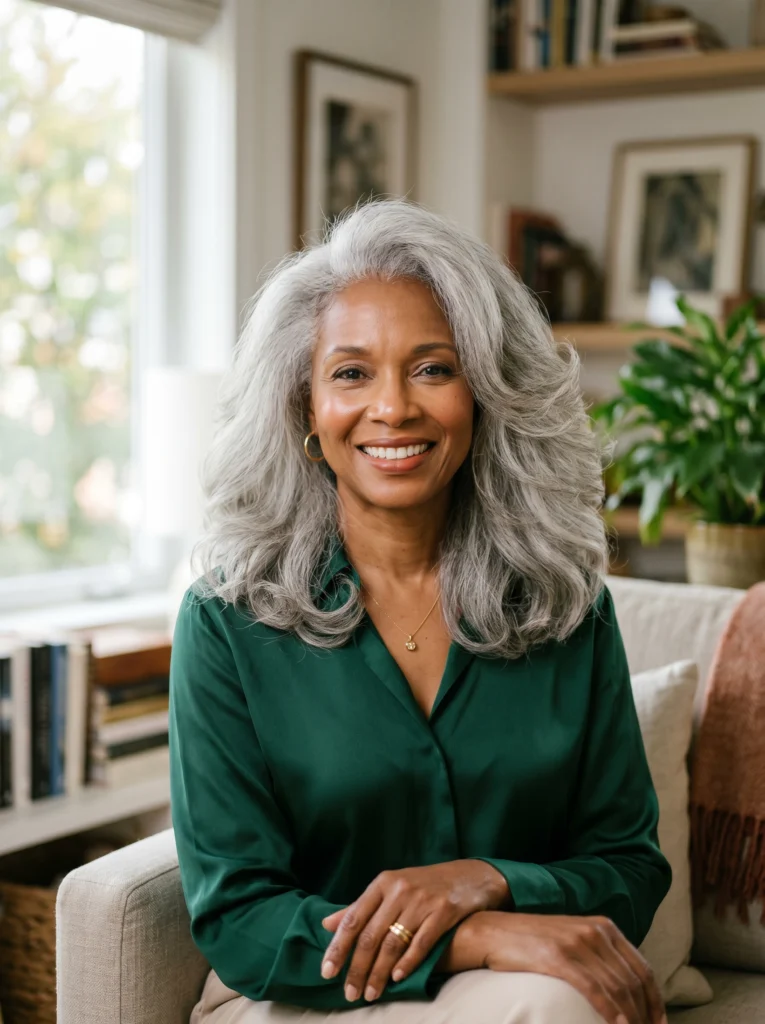 Voluminous Gray Blowout