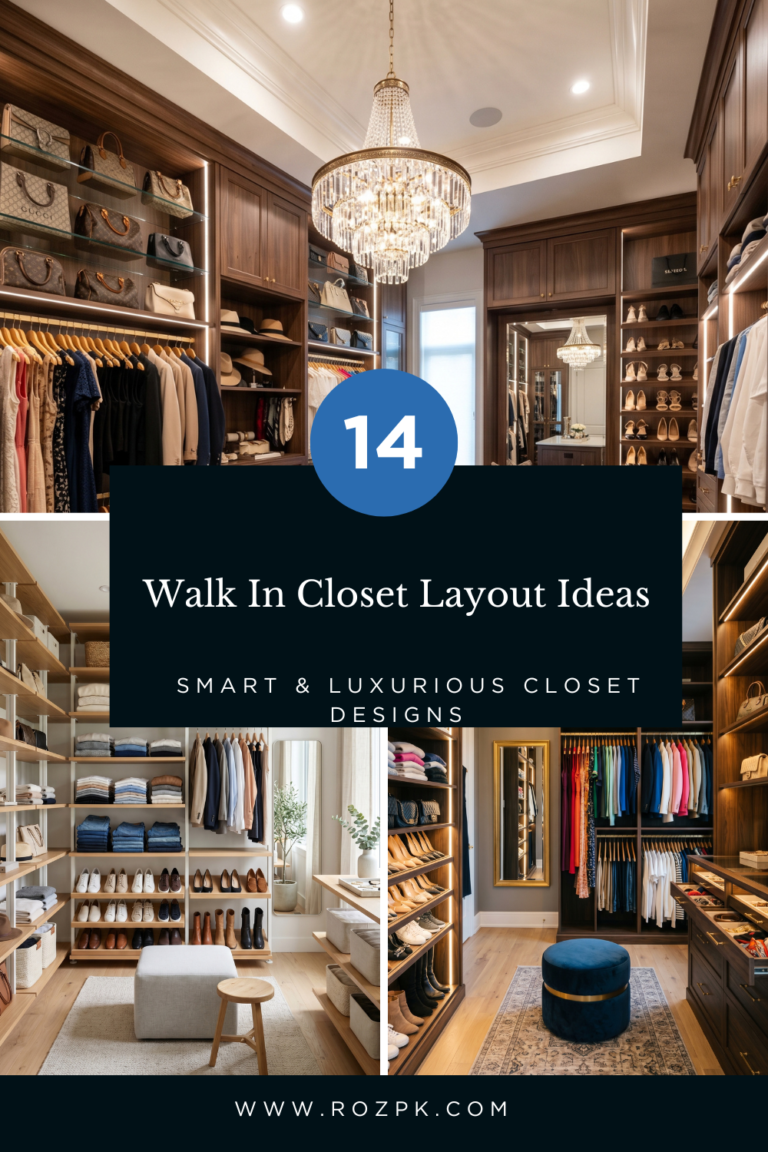 14 Walk In Closet Layout Ideas Smart & Luxurious Closet Designs
