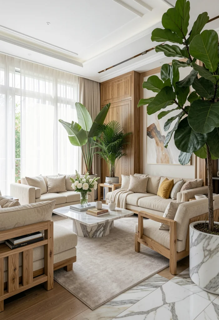 Indoor Plants and Natural Elements