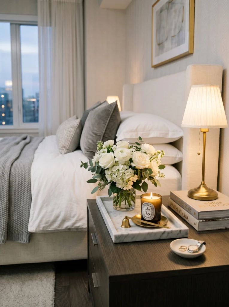  Hotel Inspired Bedside Table Styling for Luxury Simplicity