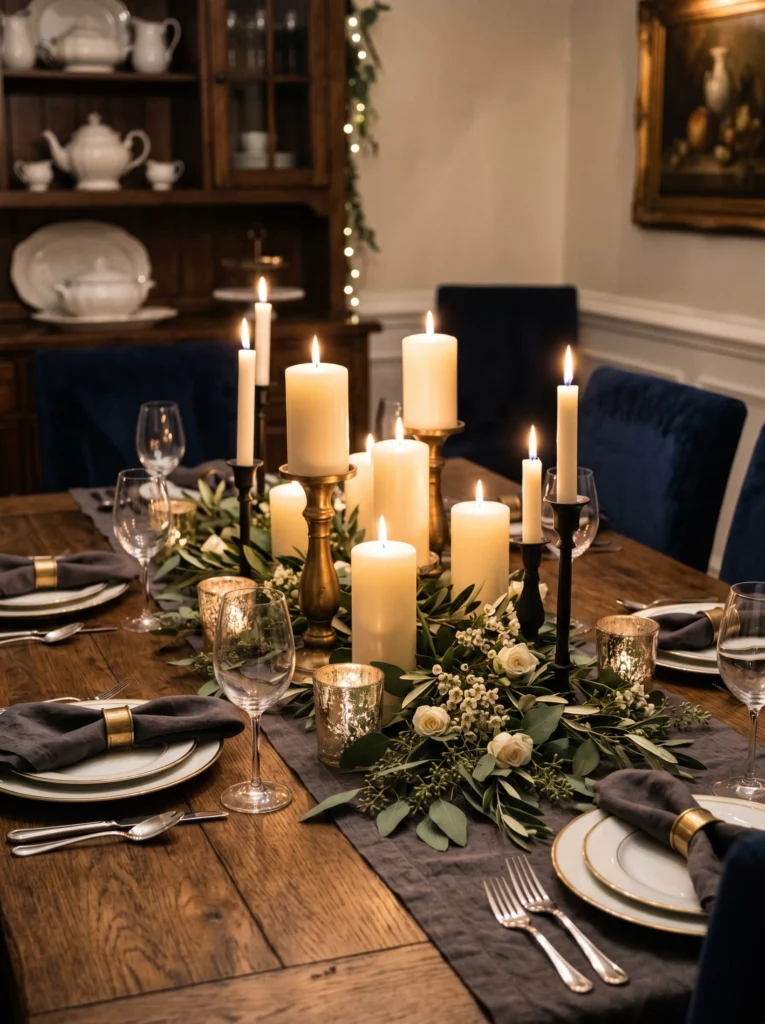  Candle Cluster Centerpiece for Warm Ambiance