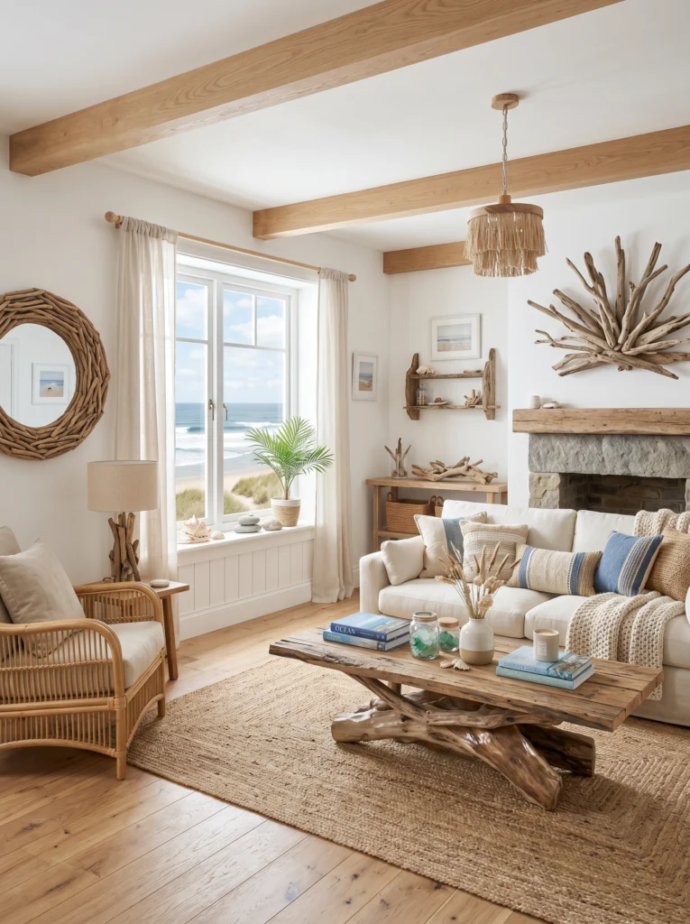 Driftwood Accents for Natural Texture