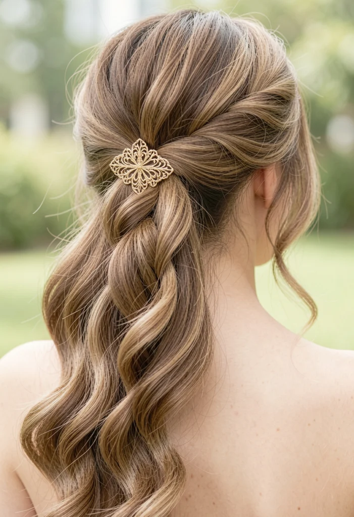 Half-Up Half-Down Twist