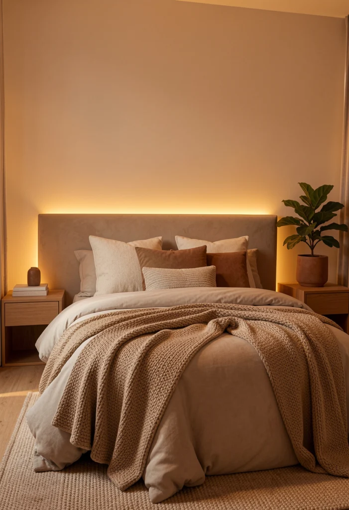  LED Lights Behind the Headboard