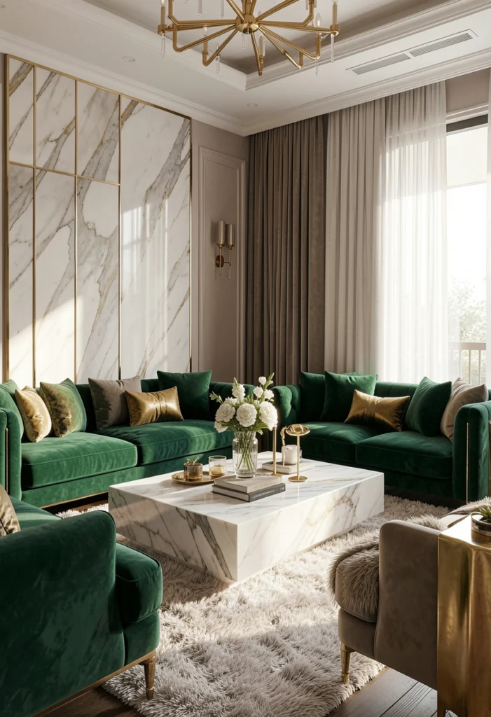 Marble Accents and Surfaces