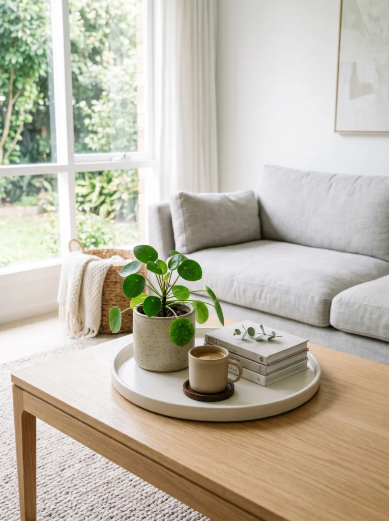 Minimalist Greenery Focus