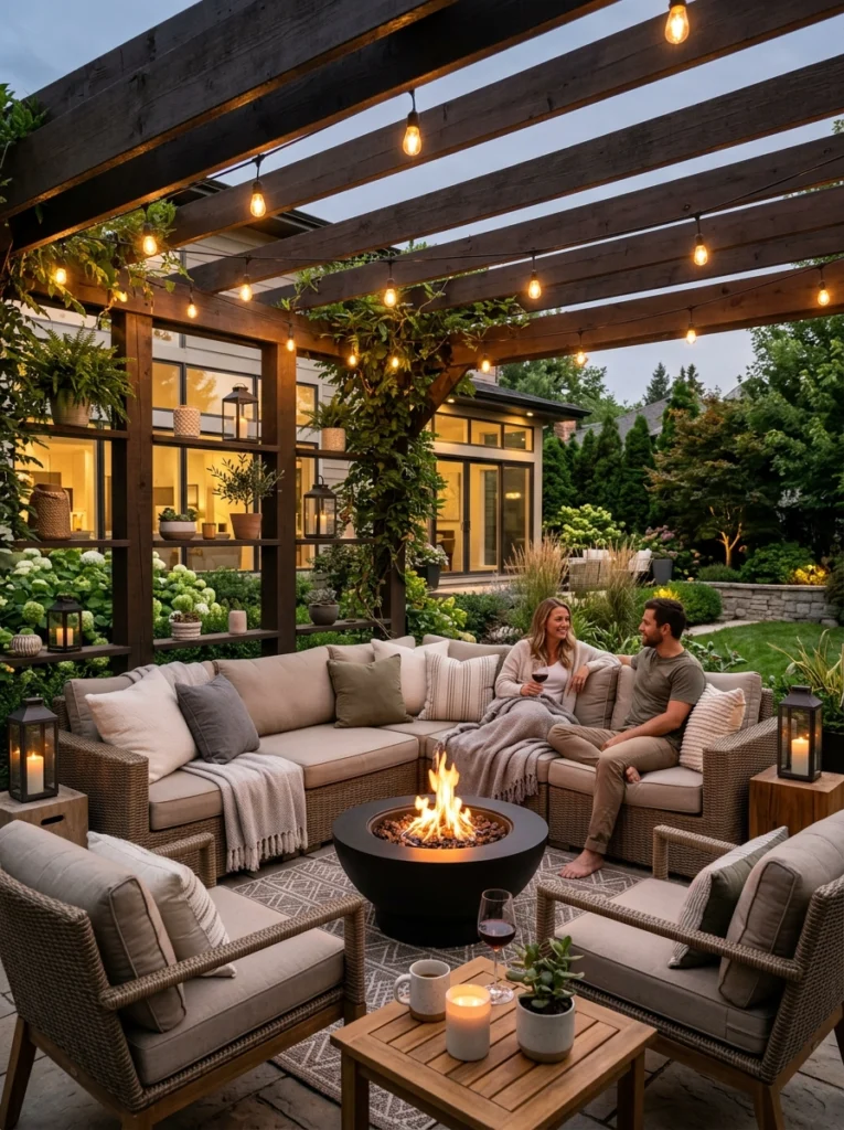 Outdoor Living Room Setup