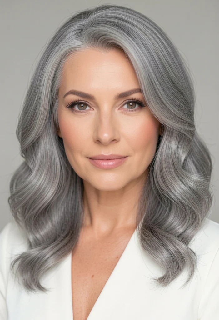 Soft Shoulder-Length Waves
