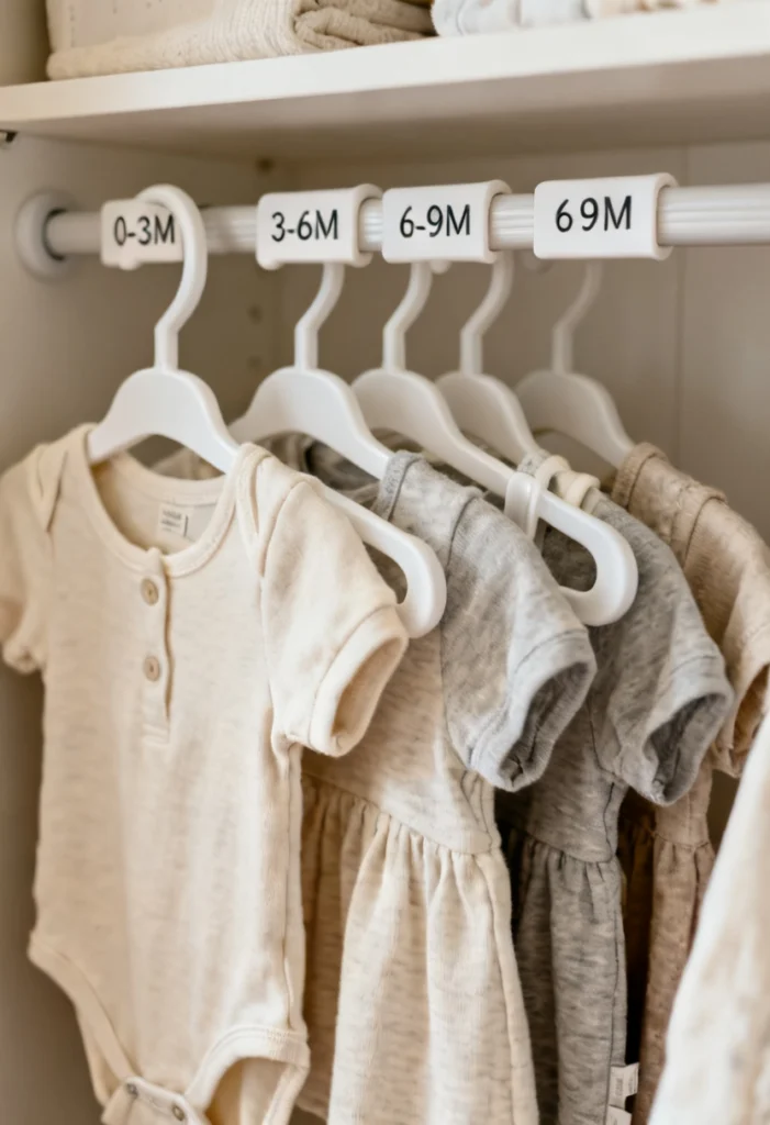 Use Closet Dividers for Size Organization