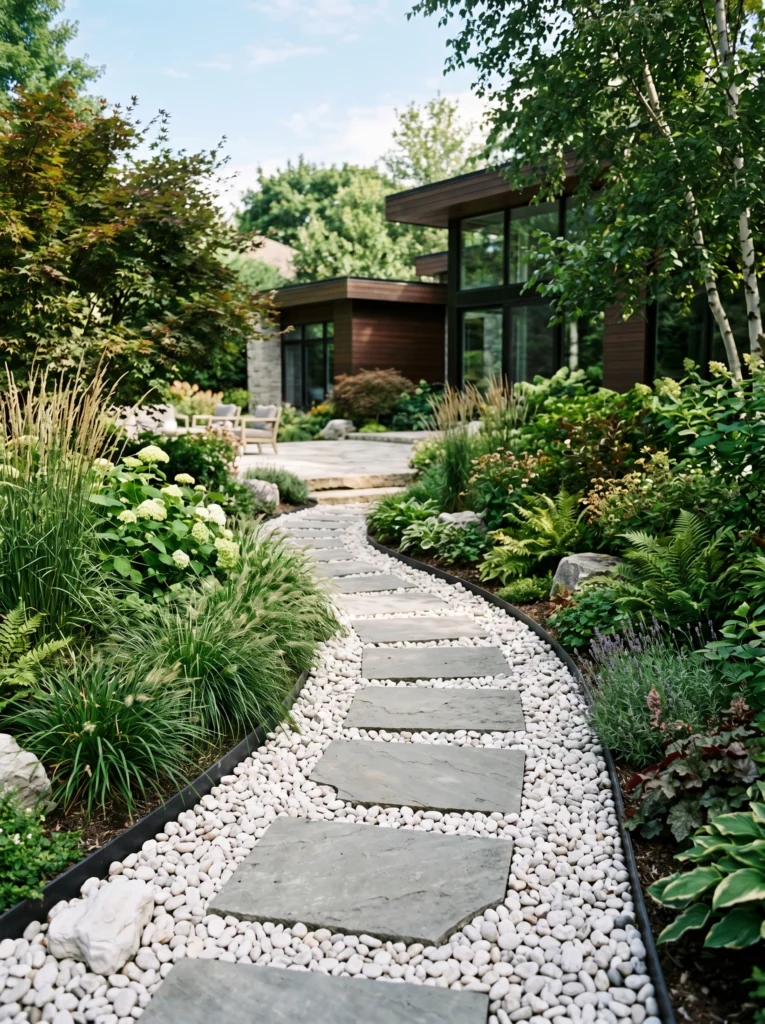  White Rock Garden Pathway