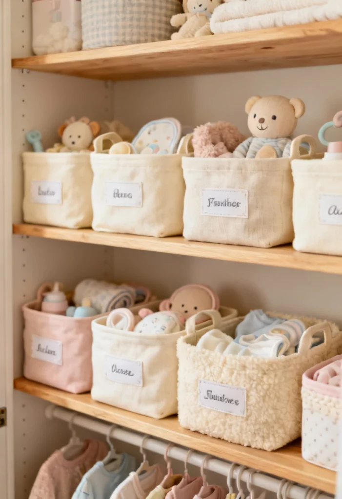 Add Storage Bins for Small Essentials