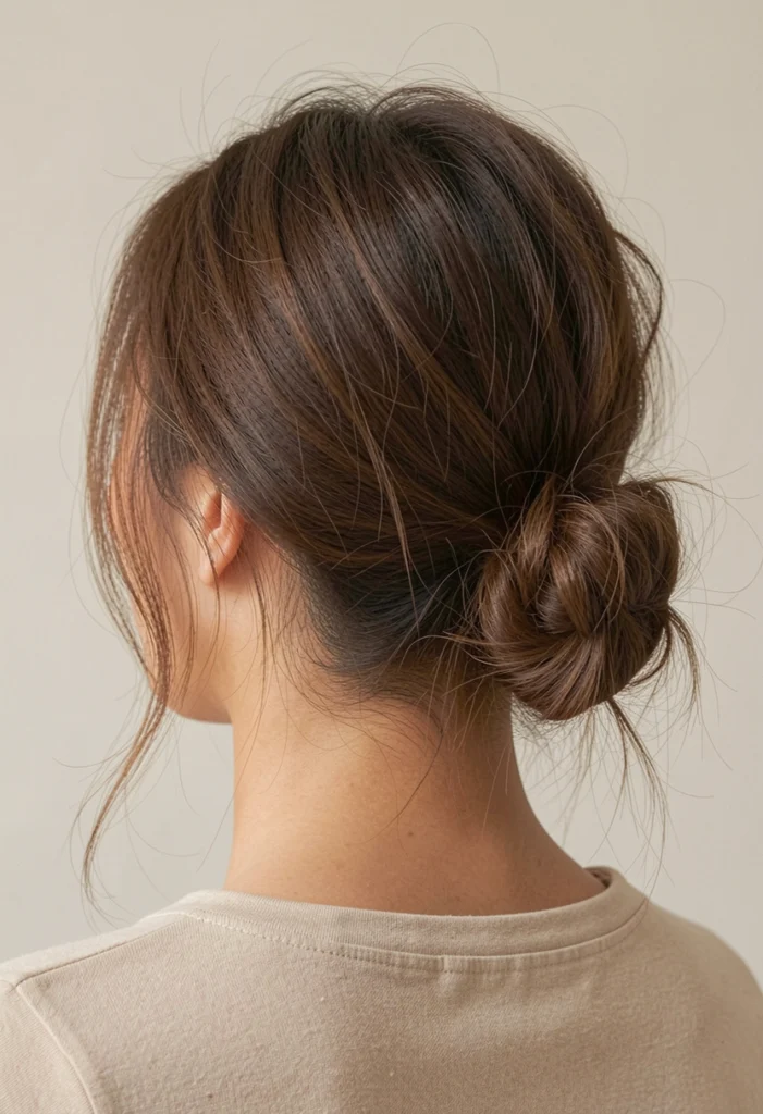 Messy Low Bun