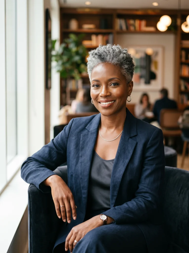 Short Gray Tapered Cut