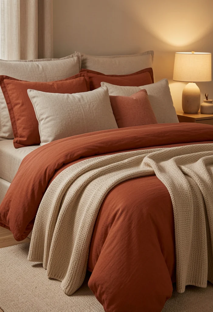 Terracotta Bedding Layers