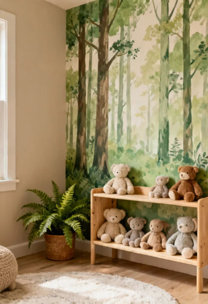  Tree-Themed Accent Wall