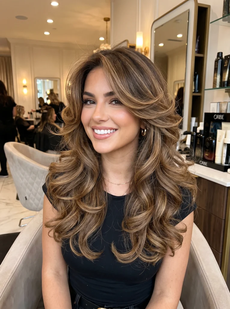 Voluminous Blowout Butterfly Cut