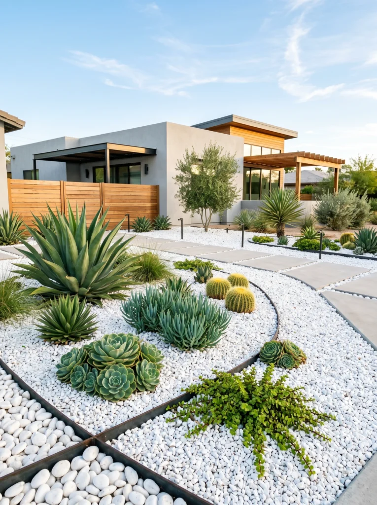 White Rock and Succulent Garden