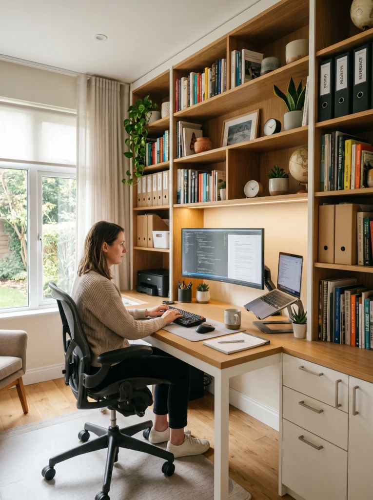 Built-In Storage Office