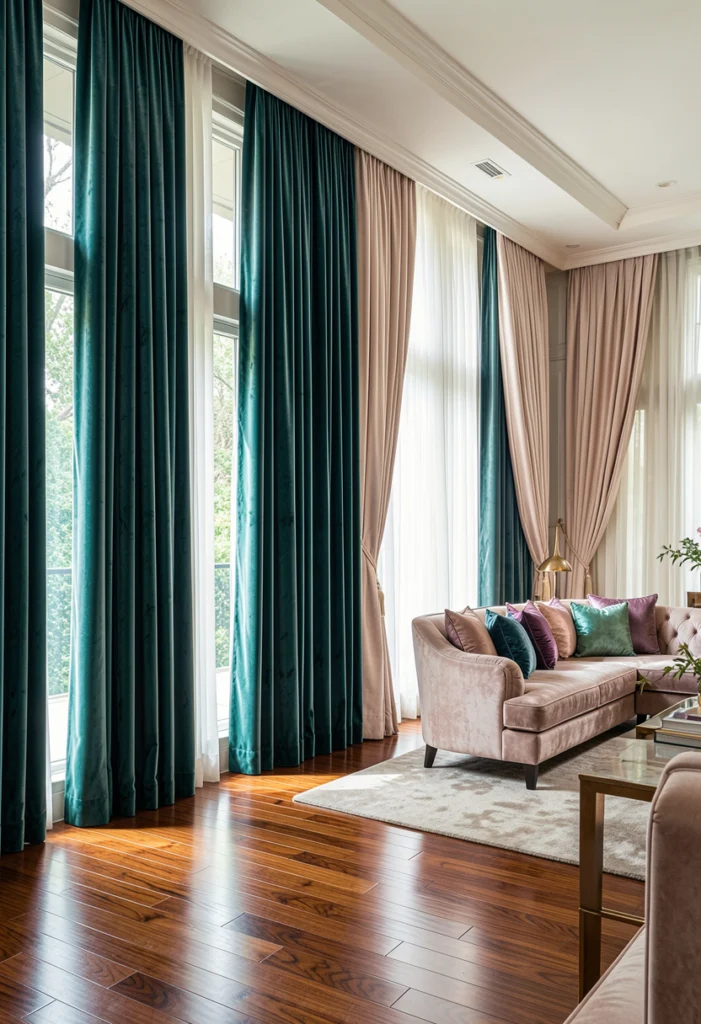Floor-to-Ceiling Curtains