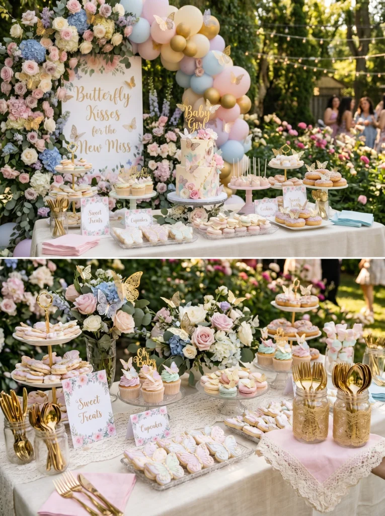 Garden-Inspired Dessert Table