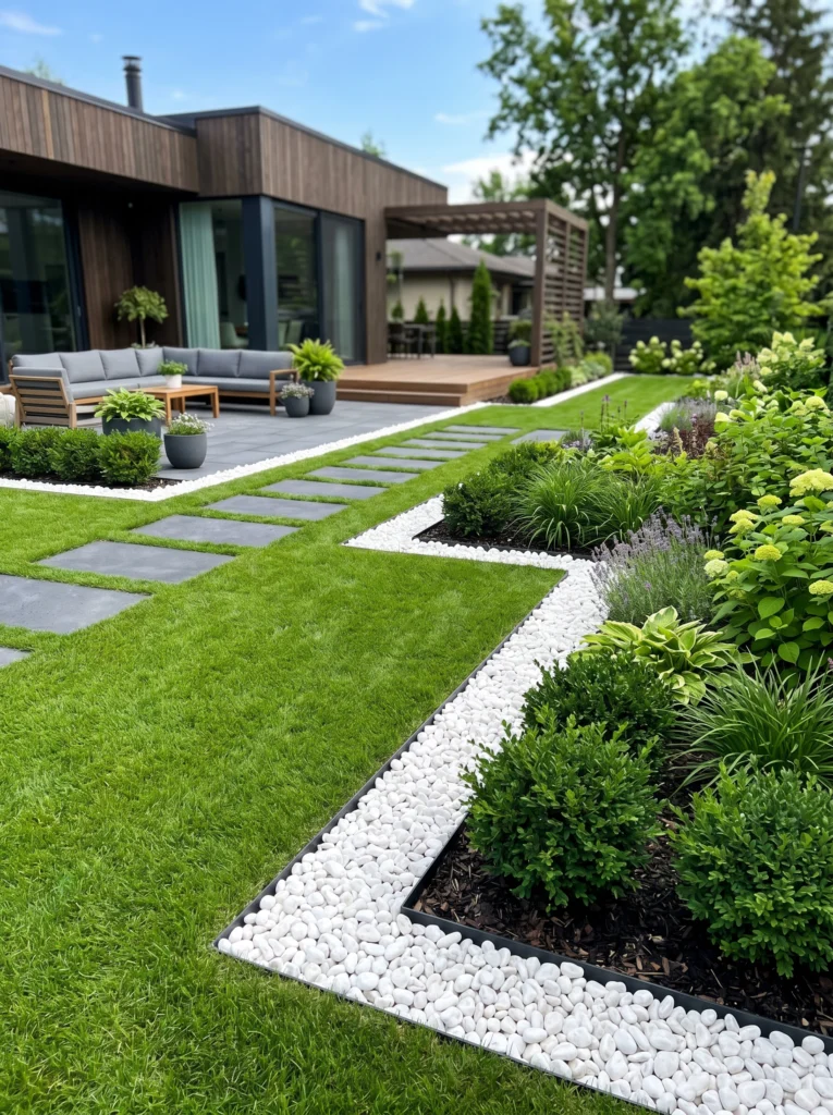  Modern White Rock Borders