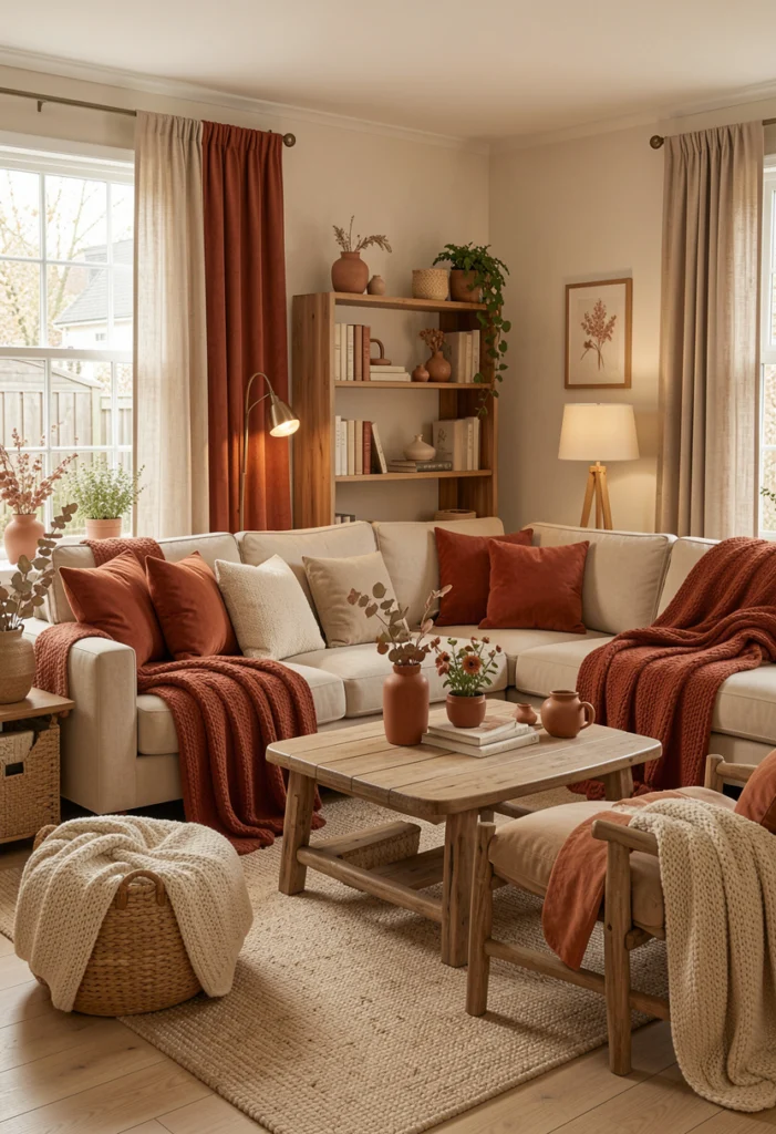 Neutral Color Palette with Warm Accents