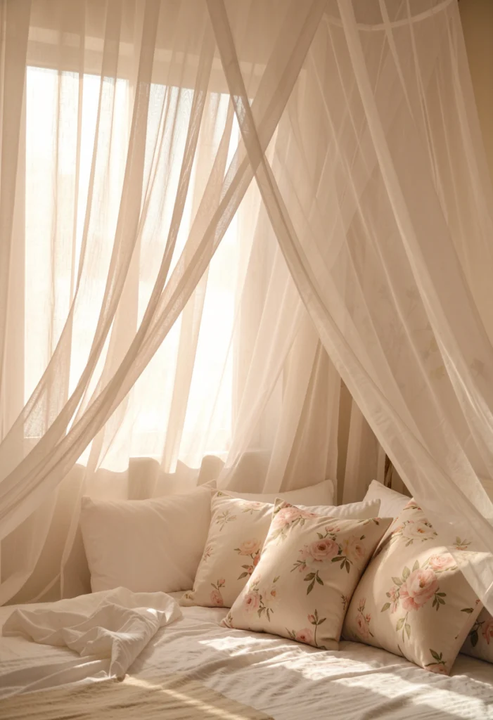 Sheer Flowing Curtains