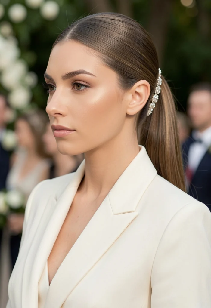Sleek Low Ponytail