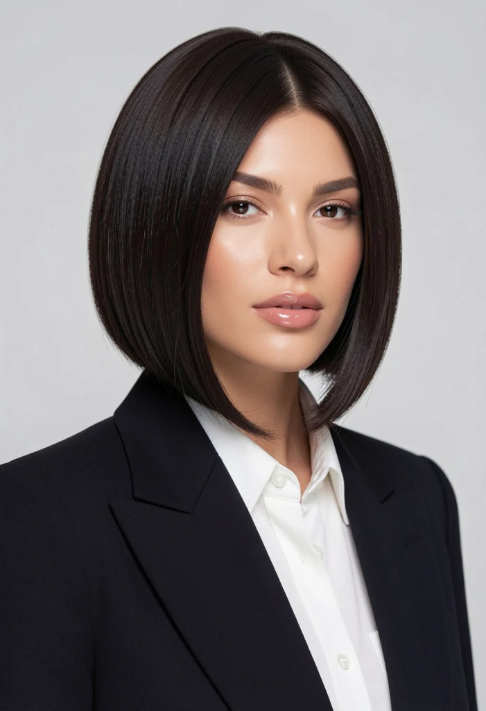 Blunt Textured Bob